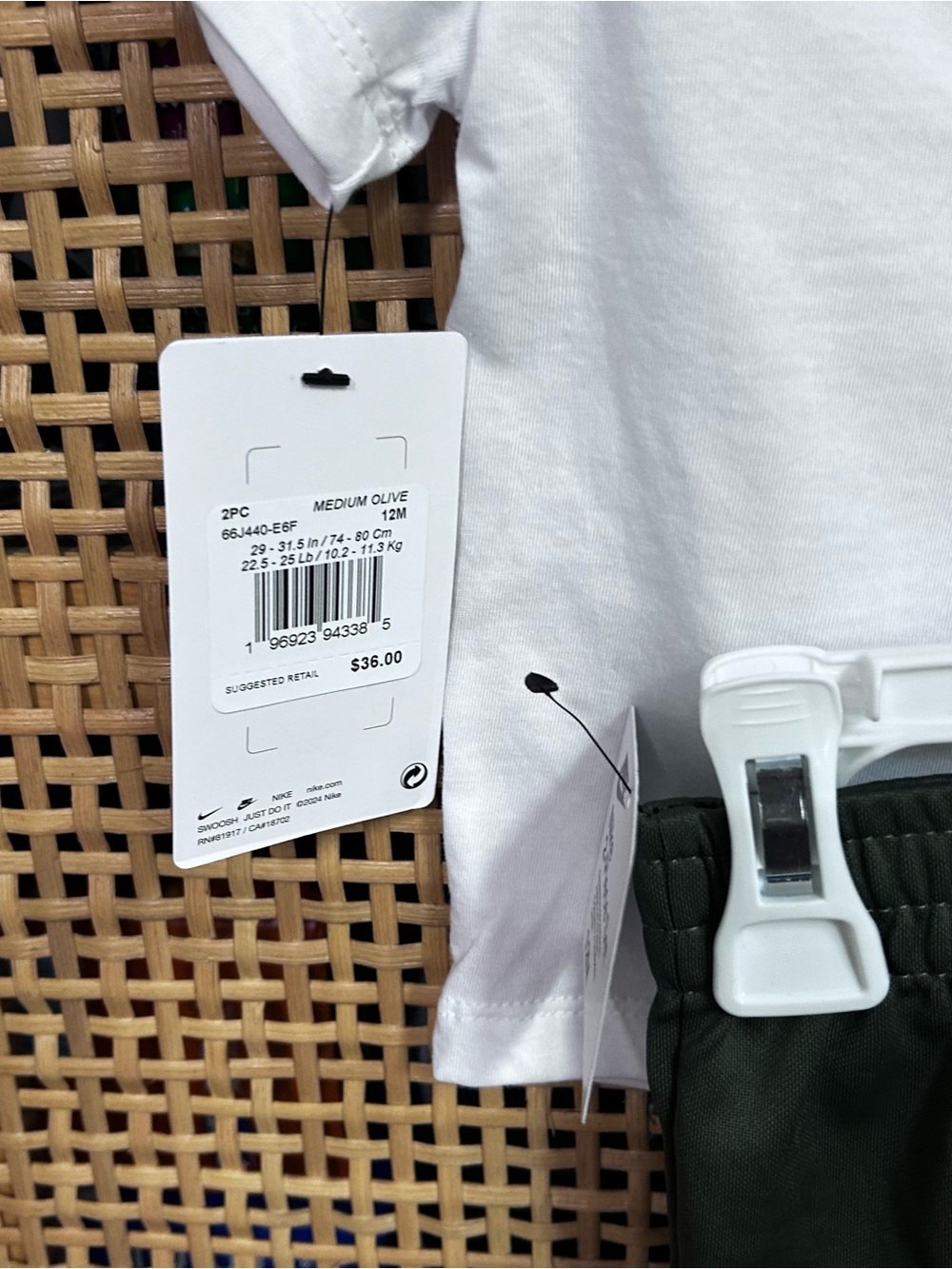 Nike Boys Athletic Set NWT 12 Months - Picture 3 of 3